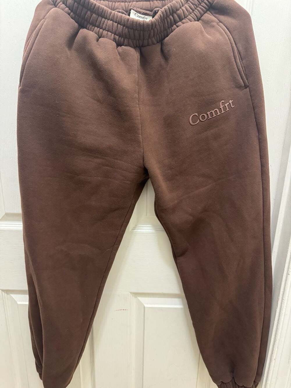 Comfrt Signature Heavyweight Chocolate Brown Jogger Sweatpants